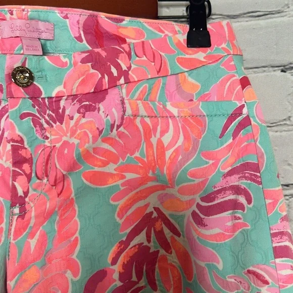 Lilly Pulitzer Straight Leg Pants Size 6 Excellent Condition - Picture 9 of 10